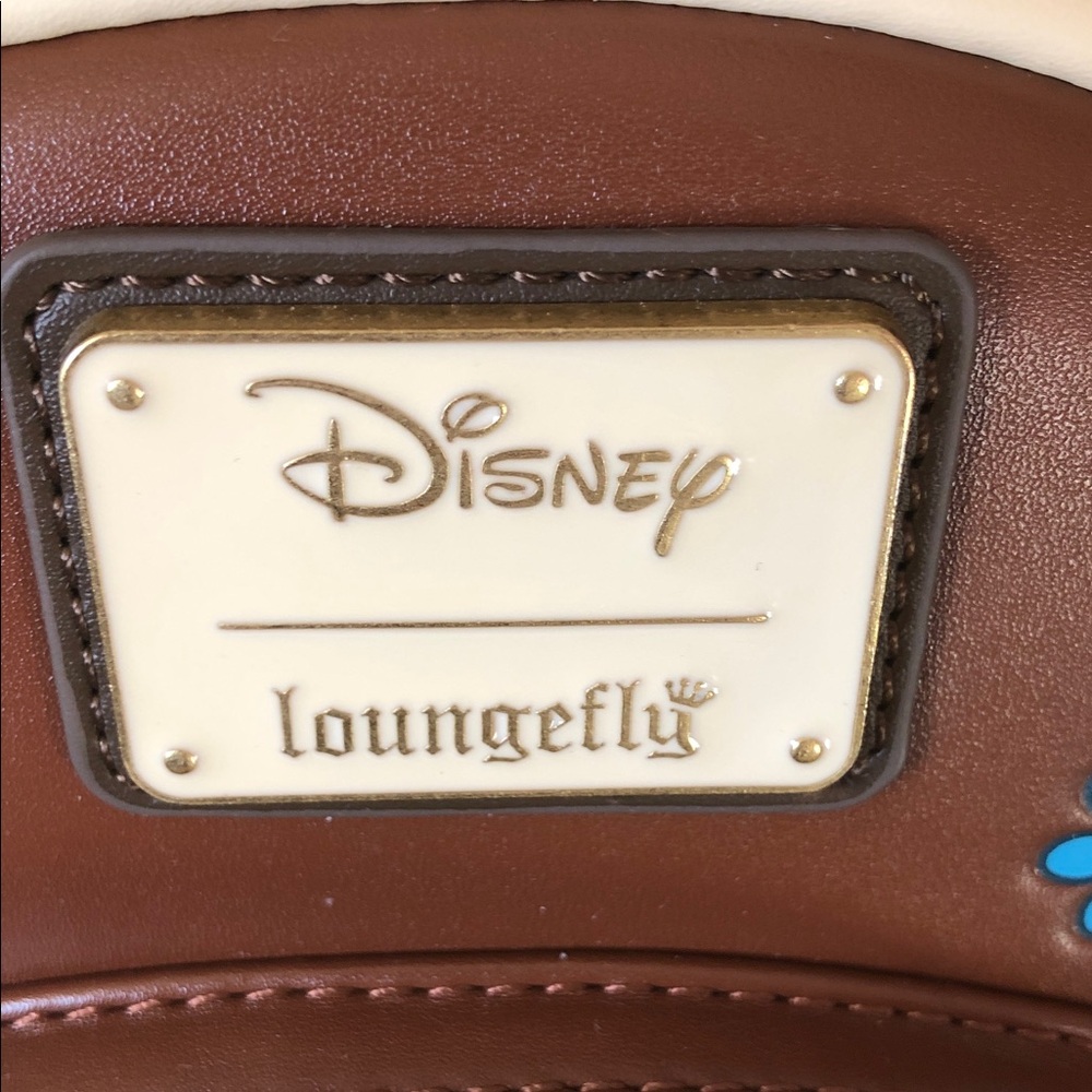 Loungefly Tangled Pascal Flowered Mini Backpack Hard Tag New! - Picture 4 of 13